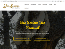 Tablet Screenshot of beeseriousfl.com